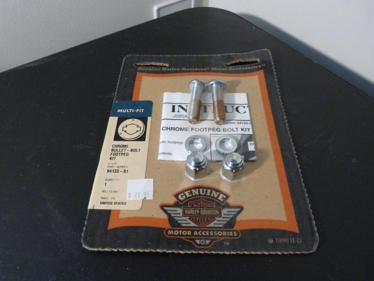 Harley Davidson Chrome Footpeg Bolt Kit 94133 New Kiwanis Marketplace