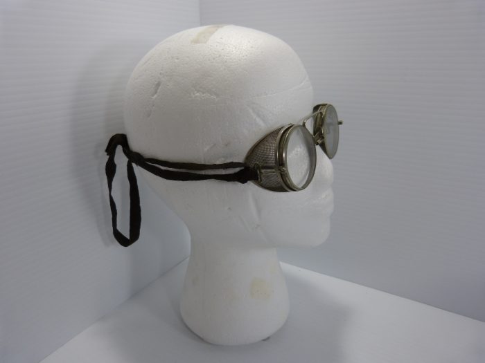 Antique Adjustoglas Safety Glasses Foldable Side Shields
