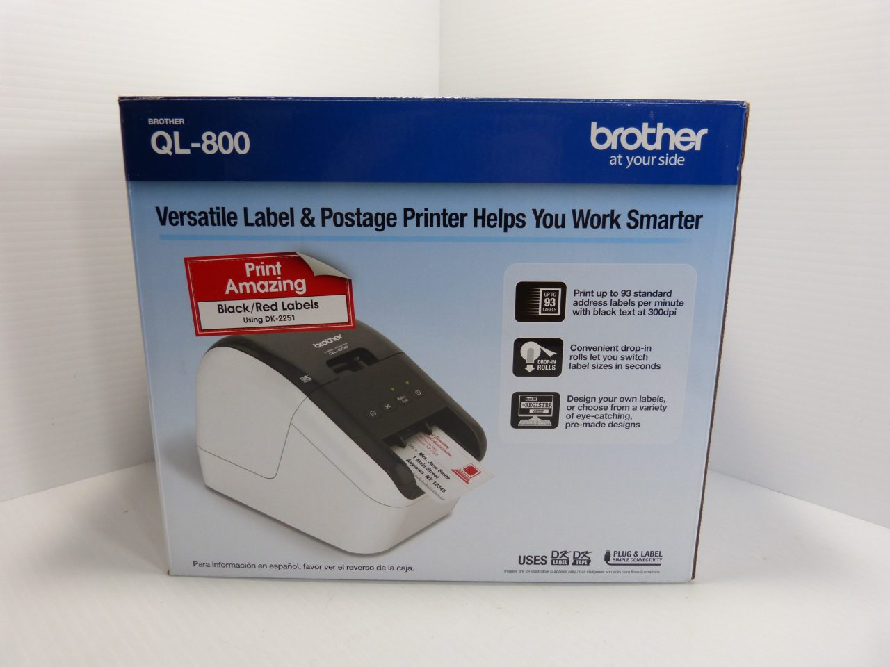 Brother QL800 HighSpeed Professional Label Printer Kiwanis Marketplace