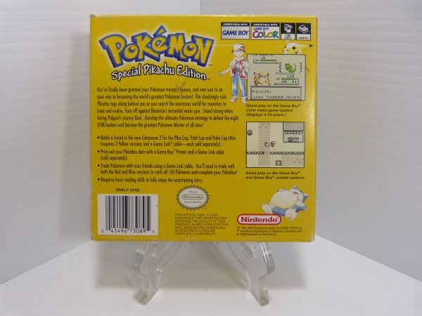 Pokemon Yellow Special Pikachu Edition Game Boy Manual Included With ...