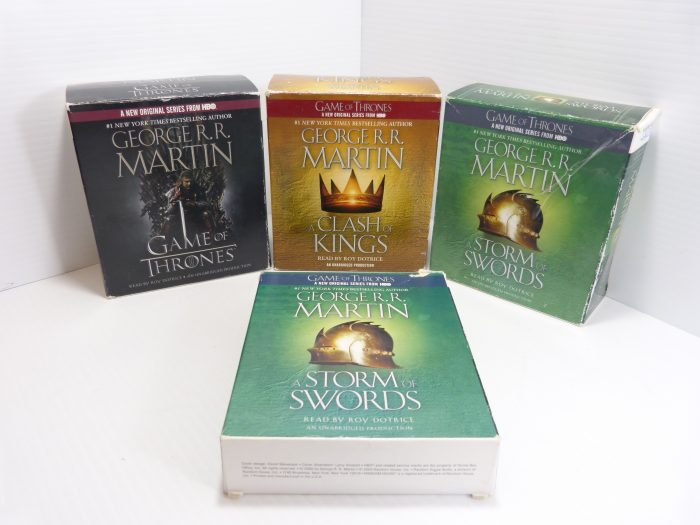 A Game of Thrones - A Clash of Kings - A storm of Swords - Set of Three Audio Books