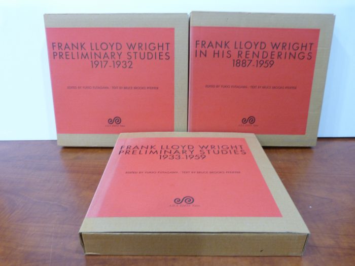 Frank Lloyd Wright Monographs and Preliminary Studies 12 Volume Complete