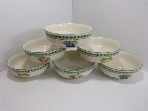 Villeroy & Boch French Garden Fleurence Coupe Cereal Bowl 5 3/4" Set of 6