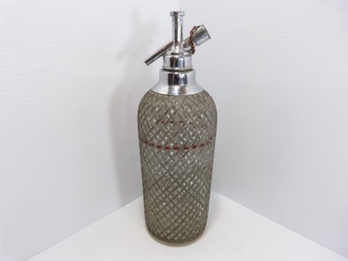 Sparklets Makers London England Seltzer Bottle Czechoslovakia Glass 13 1/2"