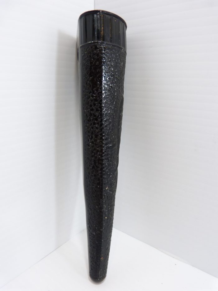 Dugan Black Glass Woodpecker Wall Pocket 8"
