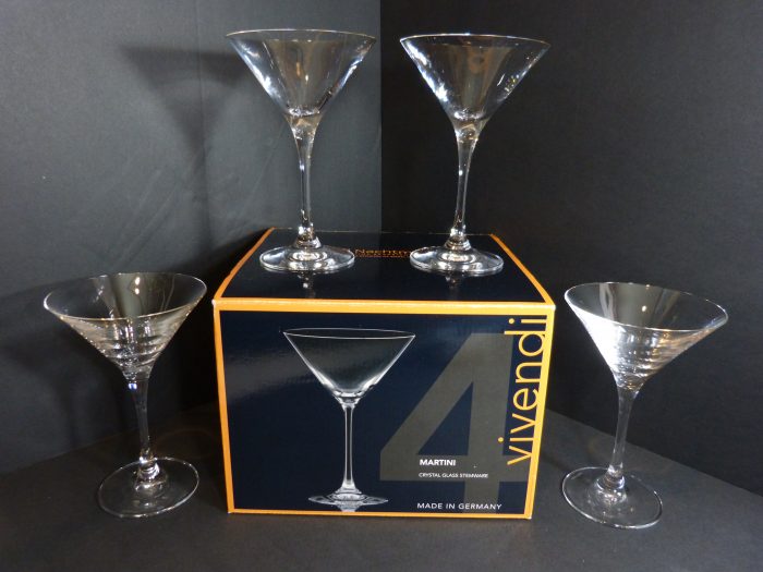 Nachtmann Vivendi Set of 4 Martini Glasses 6 6/7"