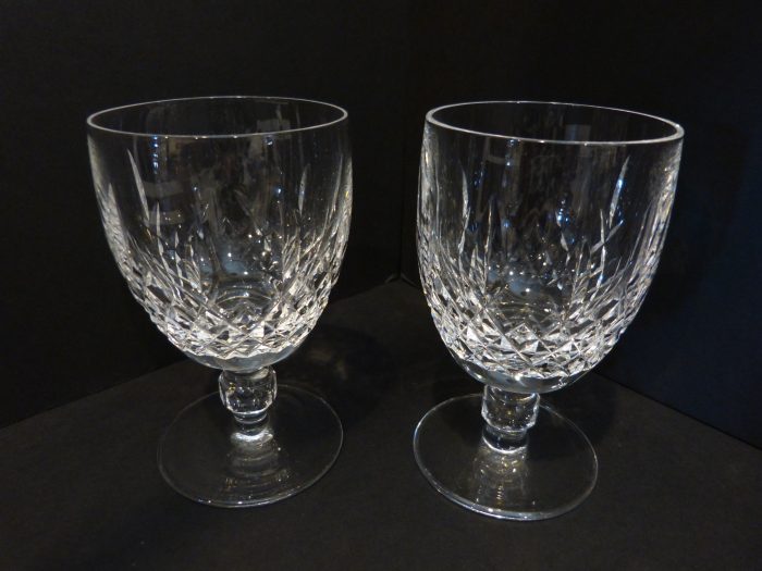 Waterford Crystal Kilcash Water Goblets 5 1/4" Set of 2