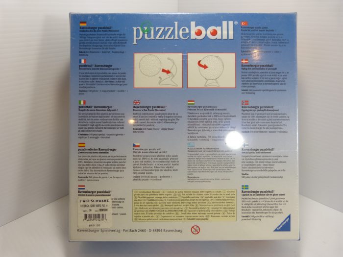 Puzzle Ball Historical Globe Ravensburger 540 Pieces New & Sealed
