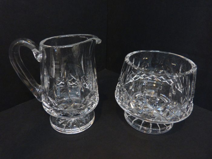 Waterford Lismore Footed Creamer & Open Sugar