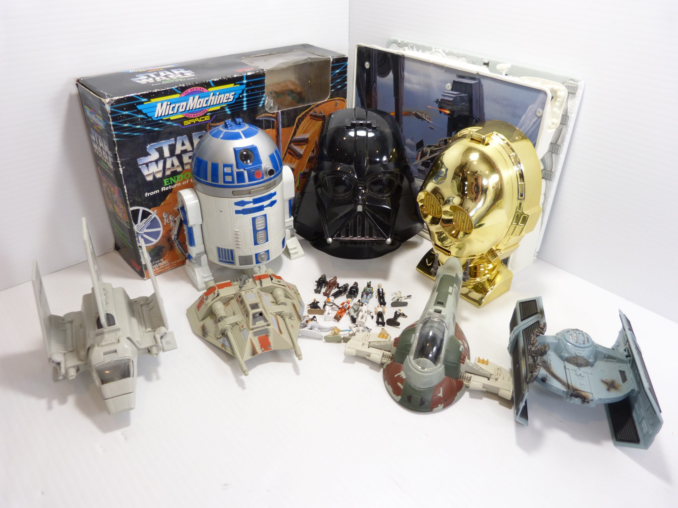 Star Wars Action Fleet Micro Machines Lot Ice Planet Hoth - The Death Star - Rebel Base + Lots More