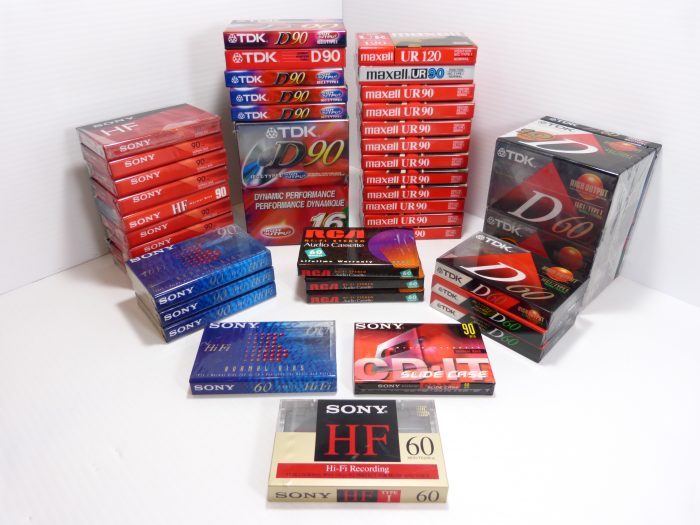 Audio Cassettes Type I Mixed Lot Set Of 66 New & Sealed