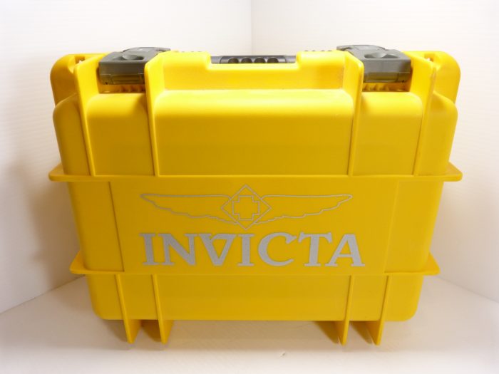 Invicta 8 Slot Impact Resistant Limited Edition YELLOW Dive Collector Case Box