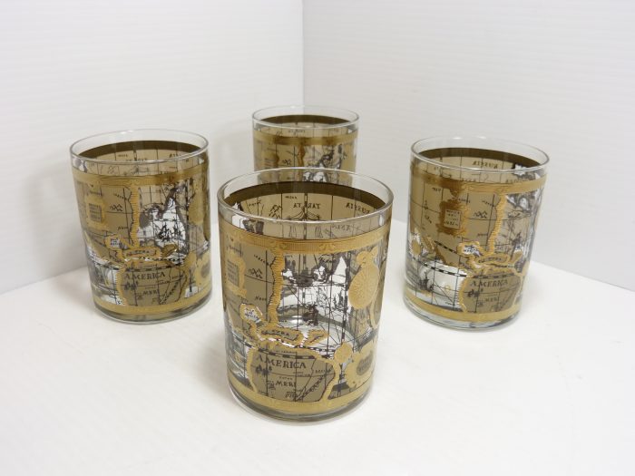 Cera Maps Doubled Old Fashioned Glasses Set Of 4