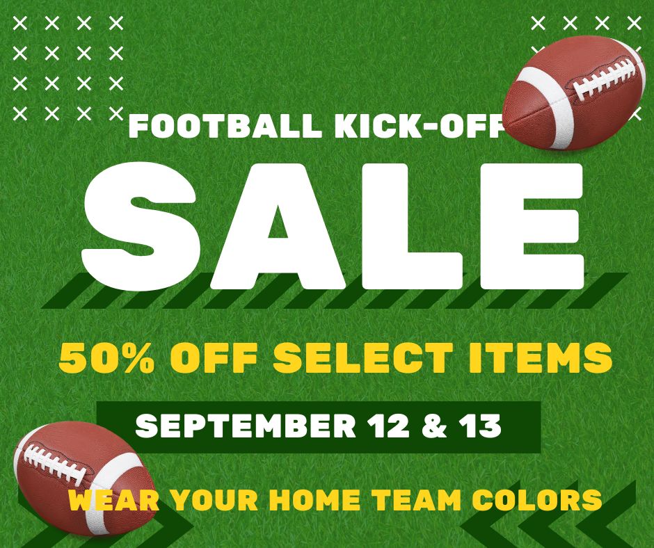 football kickoff sale at kiwanis marketplace thrift store in cave creek