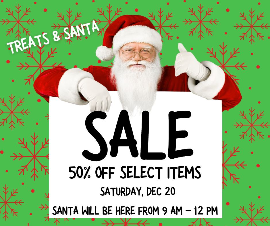 Santa and holiday sale at the kiwanis marketplace in cave creek