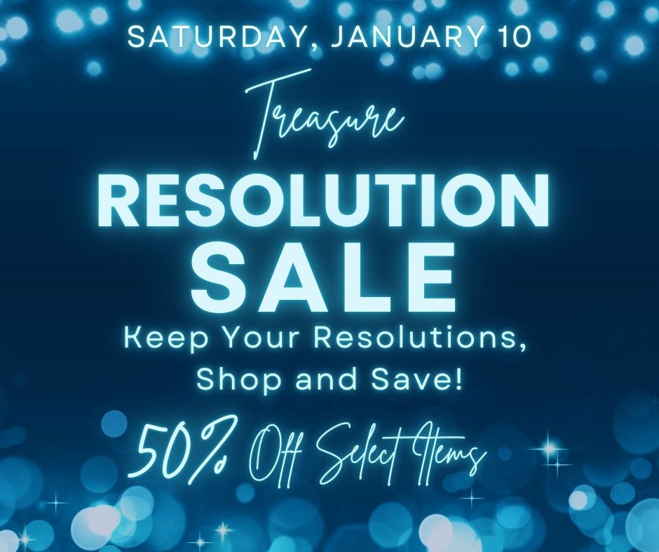 Treasure resolution sale at kiwanis marketplace