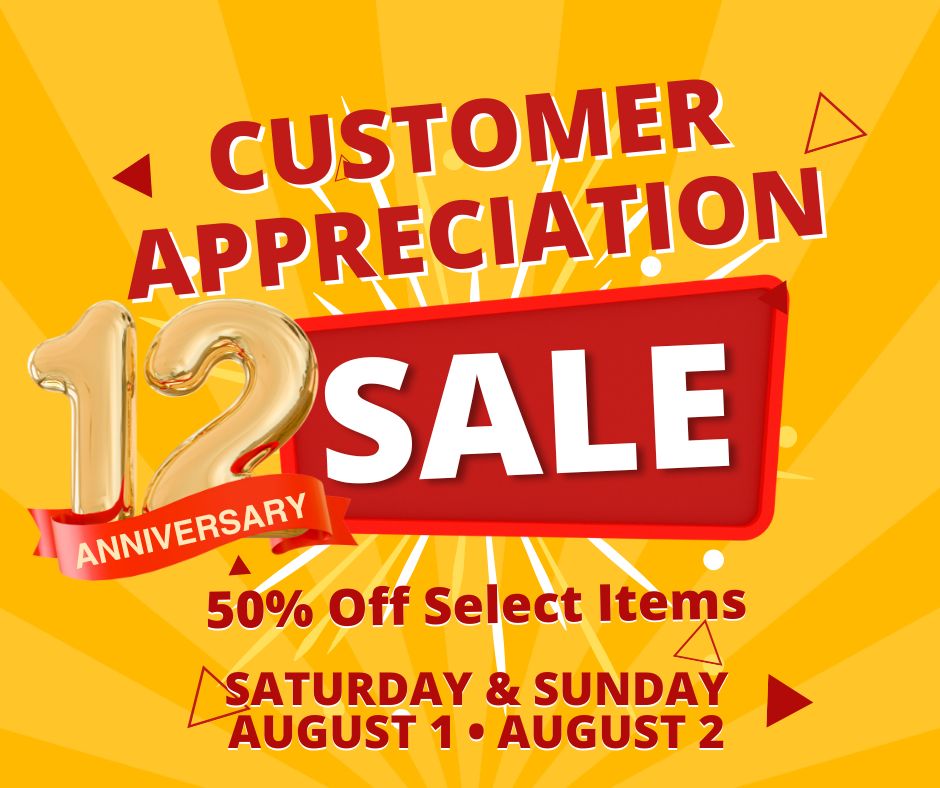 Customer appreciation sale
