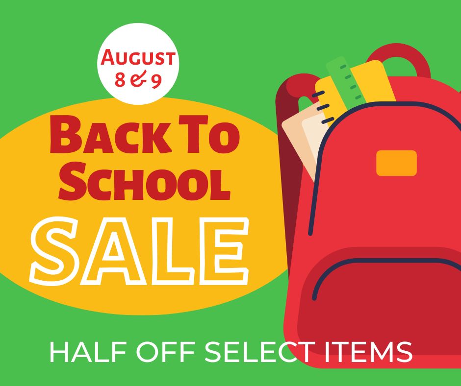 back to school sale