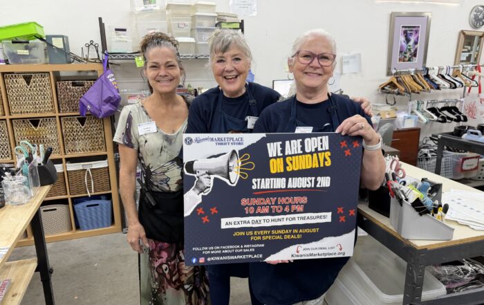 new sunday hours at kiwanis marketplace